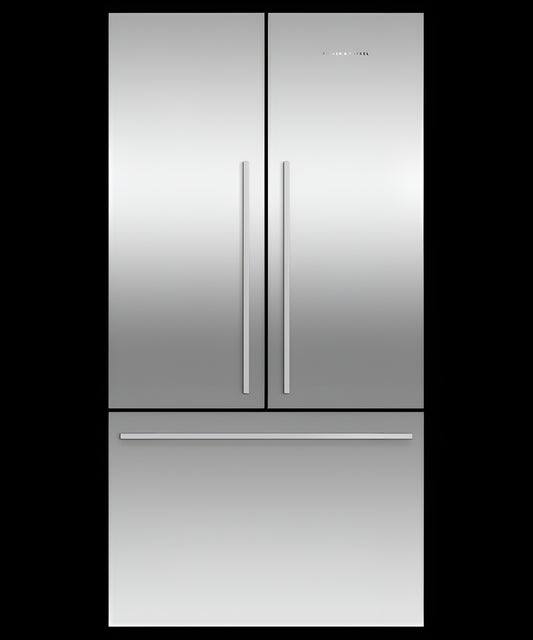 FISHER & PAYKEL RF201ADJSX5 Freestanding French Door Refrigerator Freezer, 36", 20.1 cu ft, Ice - RF201ADJSX5-KT