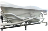 EagoUSA AM124ETL-L 6 ft Left Corner Acrylic White Whirlpool Bathtub for Two - AM124ETL-L