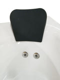 EagoUSA AM161-L 59" Single Person Corner White Acrylic Whirlpool Bath Tub - AM161-L