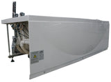 EagoUSA AM189ETL-L 6 ft Left Drain Acrylic White Whirlpool Bathtub w/ Fixtures - AM189ETL-L