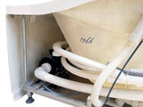 EagoUSA AM189ETL-L 6 ft Left Drain Acrylic White Whirlpool Bathtub w/ Fixtures - AM189ETL-L