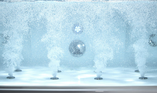 EagoUSA  AM196ETL 6 ft Clear Rectangular Acrylic Whirlpool Bathtub for Two - AM196ETL