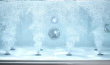 EagoUSA  AM196ETL 6 ft Clear Rectangular Acrylic Whirlpool Bathtub for Two - AM196ETL