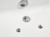 EagoUSA  AM196ETL 6 ft Clear Rectangular Acrylic Whirlpool Bathtub for Two - AM196ETL