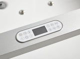 EagoUSA  AM196ETL 6 ft Clear Rectangular Acrylic Whirlpool Bathtub for Two - AM196ETL