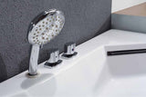 EagoUSA AM197ETL 5 ft Clear Rounded Corner Acrylic Whirlpool Bathtub for Two - AM197ETL