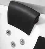 EagoUSA AM198ETL-L 5 ft Clear Rounded Left Corner Acrylic Whirlpool Bathtub - AM198ETL-L