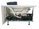 EagoUSA AM198ETL-L 5 ft Clear Rounded Left Corner Acrylic Whirlpool Bathtub - AM198ETL-L
