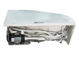 EagoUSA AM198ETL-R 5 ft Clear Rounded Right Corner Acrylic Whirlpool Bathtub - AM198ETL-R