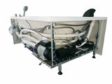 EagoUSA AM198ETL-R 5 ft Clear Rounded Right Corner Acrylic Whirlpool Bathtub - AM198ETL-R