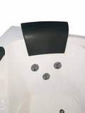 EagoUSA AM198ETL-R 5 ft Clear Rounded Right Corner Acrylic Whirlpool Bathtub - AM198ETL-R