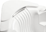 EagoUSA AM505ETL 5 ft Corner Acrylic White Waterfall Whirlpool Bathtub for Two - AM505ETL