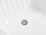 EagoUSA AM505ETL 5 ft Corner Acrylic White Waterfall Whirlpool Bathtub for Two - AM505ETL