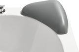 EagoUSA AM505ETL 5 ft Corner Acrylic White Waterfall Whirlpool Bathtub for Two - AM505ETL