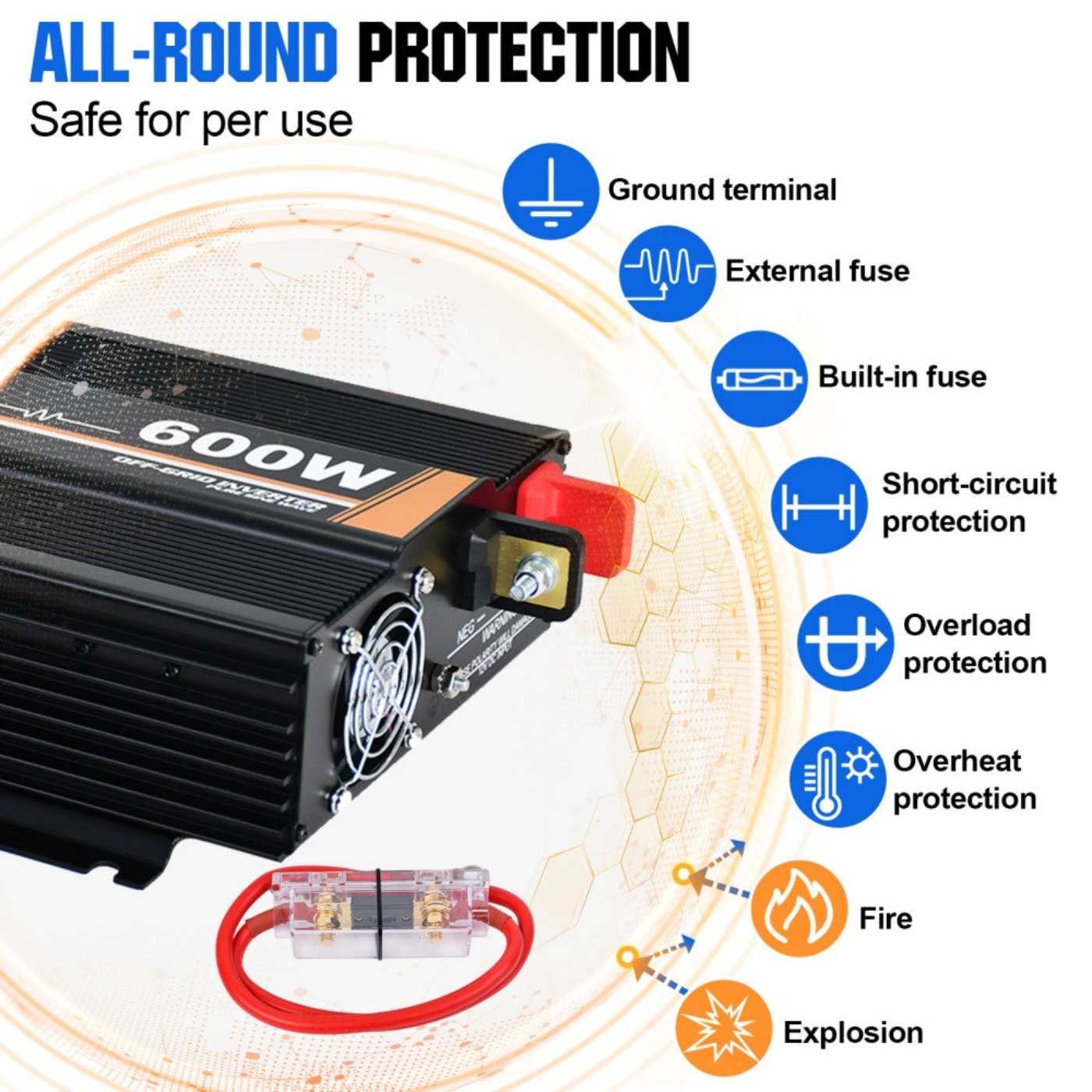 Eco-Worthy 500W 600W 12V 400W Wind+1/2x 100W Solar Solar Wind Hybrid Kit
