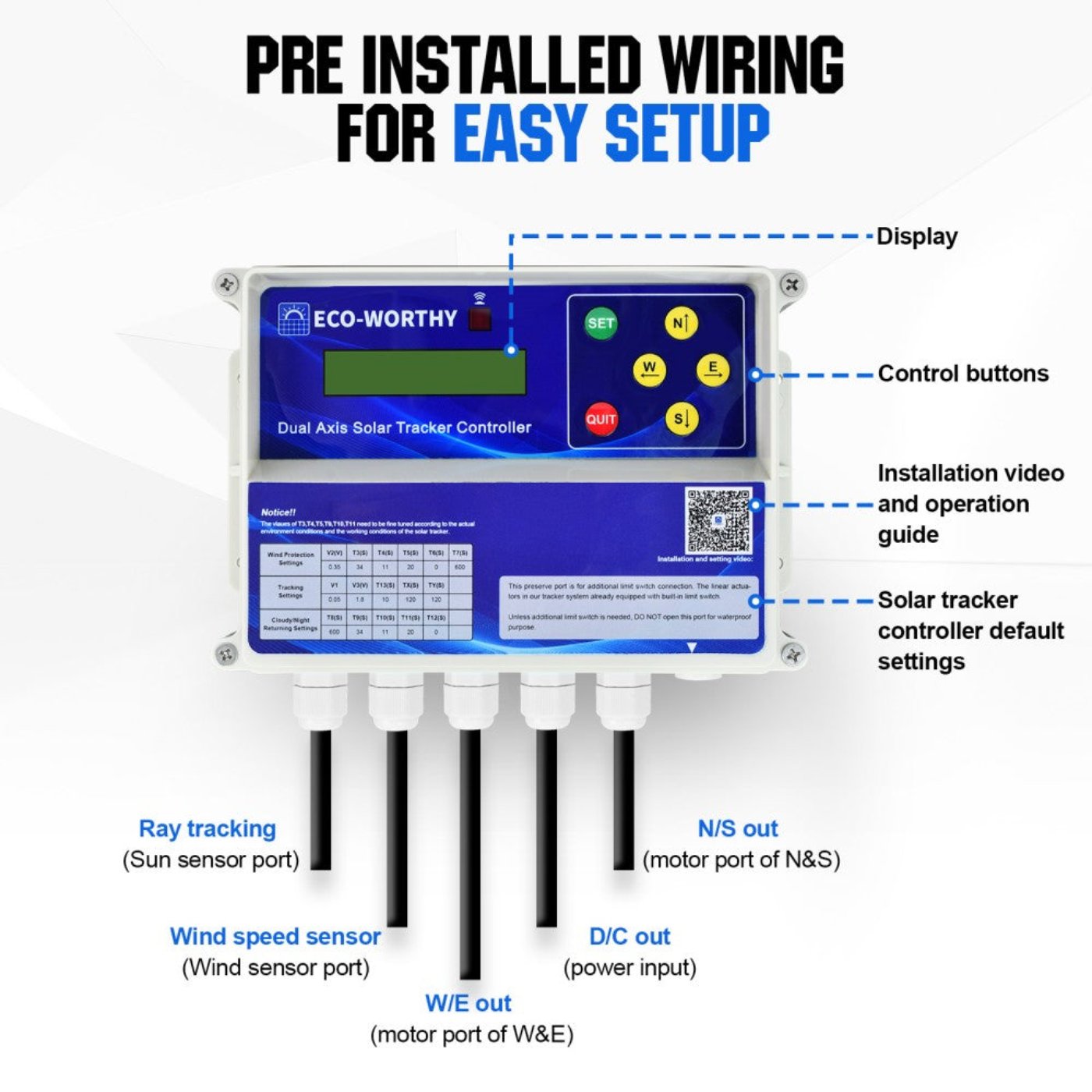 Eco-Worthy Dual Axis Solar Tracker System