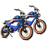 HappyRun 1000W Fastest Ebike G100 Dual Batteries - G100-Orange