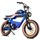 HappyRun 1000W Fastest Ebike G100 Dual Batteries - G100-Orange