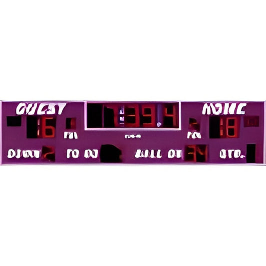 Electro-Mech Wide Format Football Scoreboards 32'x8' - LX374