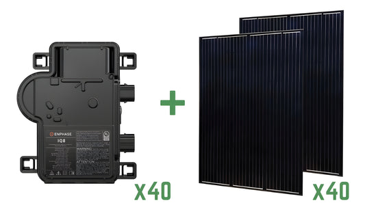 10 kW DIY Solar Panel Kit w/ SunSpark 330W Panels + Enphase Microinverters