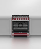 FISHER & PAYKEL OR30SCG6R1 Dual Fuel Range, 30", 4 Burners, Self-cleaning - OR30SCG6R1-KT