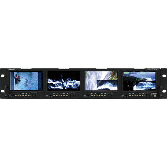Marshall OR-434 Quad 4.3" Rack Mount Monitor - OR434