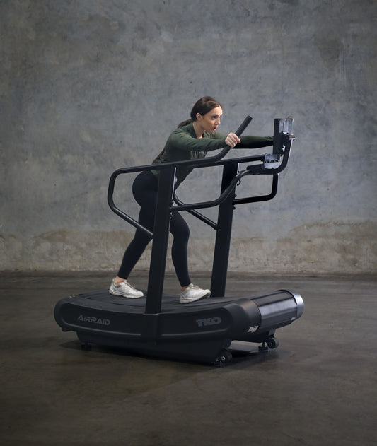 TKO 8CTM AirRaid Runner Curved Manual Treadmill - 8CTM