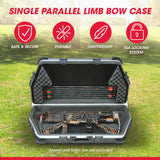 SKB Cases 4119 Hard Exterior Waterproof ATA Single Parallel Limb Bow Case, Black - 189870