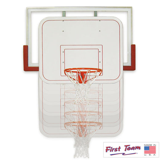 iDeal First Team Six-Shooter Youth Basketball Hang-On Hoop Attachment - Six-Shooter