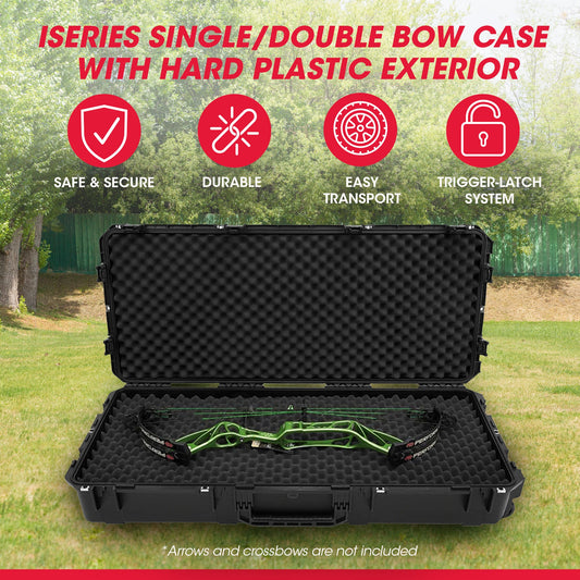 SKB Cases 3I-4719-PL iSeries Single/Double Bow Case with Hard Plastic Exterior - 127727