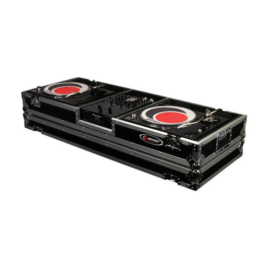 Odyssey 10 Inch Format DJ Mixer and 2 Standard Position Turntables Flight Case - 188036