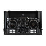 Odyssey Pioneer Flight Case with 1U Rack Space Glide Platform and Wheels, Black - 188056
