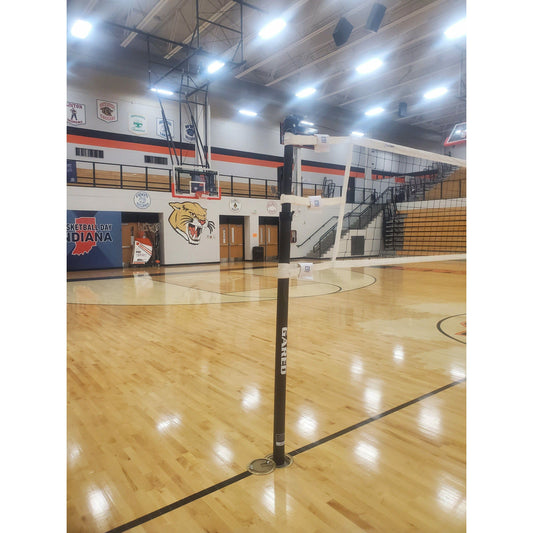 iDeal Gared Carbon Flare 3” Telescopic One-Court Volleyball System - 5300