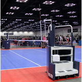 Gared GoCourt One-Court Portable Volleyball Net System w/ Ref Stand - 8500