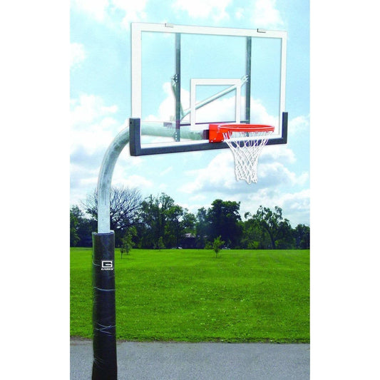 iDeal Gared Heavy Duty 5-9/16" O.D. Gooseneck Basketball Package - PK6025