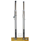 Gared Sports 4" OD Libero Master Telescopic One Court Volleyball System - 7300