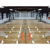 Gared Sports 4" OD Libero Master Telescopic One Court Volleyball System - 7300