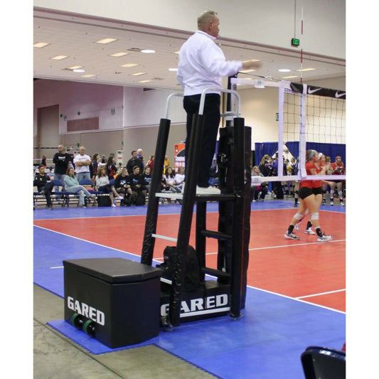Gared Sports GoCourt Jr One-Court Portable Volleyball Net System w/ Wheels - 8536PKG