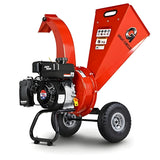GreatCircleUSA Mini Wood Chipper - 7HP 212CC Engine, 3" Max Branches - GUO054-FBA