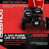 GreatCircleUSA Mini Wood Chipper - 7HP 212CC Engine, 3" Max Branches - GUO054-FBA