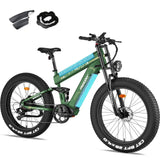 FREESKY Alaska M-520 Pro 1000 w Mountain Ebike 4 Fat Tire Electric Fat Tire Mountain eBike - FREES|MOUNT|BLACK|0104