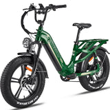 FREESKY Rocky 750 w Step Thru Ebike 20x4 Fat Electric Cargo eBike - FREES|CARGO|BLACK|0568