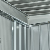 Outsunny 9' x 4.5' x 5.5' Outdoor Rust-Resistant Metal Garden Vented Storage Shed - 845-032CG