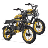 HappyRun 1000W Fastest Ebike G100 Dual Batteries - G100-Orange