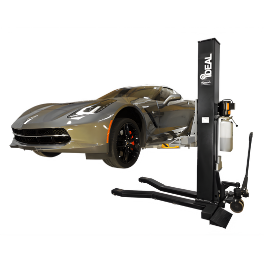 iDEAL MSC-6KLP 6,000 lb Mobile Single Column Lift Low Profile - MSC-6KLP