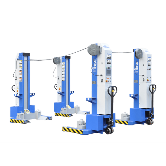 iDEAL MSC-13K-B-452 Mobile Column Lift, Four Column Set, 52,000 lbs. - MSC-13K-B-452