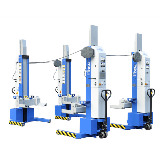 iDEAL MSC-13K-B-452 Mobile Column Lift, Four Column Set, 52,000 lbs. - MSC-13K-B-452