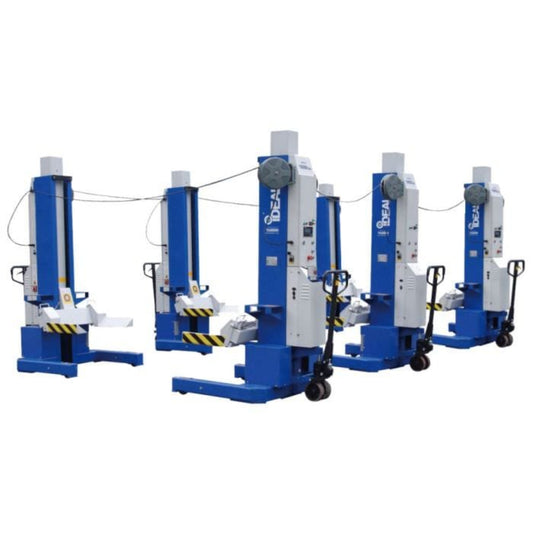 iDEAL MSC-18K-X-6108 Mobile Column Lift, Six Column Set, 108,000 lbs. - MSC-18K-X-6108