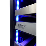 Danby - 51 Bottle Integrated Wine Cooler, Low-E Dual Pane Door, Pro Style Handle - SPRWC053D1SS
