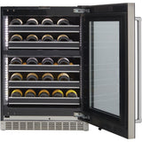 Danby - 37 Bottle Silhouette Under-Counter Wine Cellar, Left Hand Swing Only | SRVWC050L